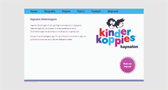 Desktop Screenshot of kapsalonkinderkoppies.nl